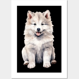 Puppy Alaskan Malamute Posters and Art